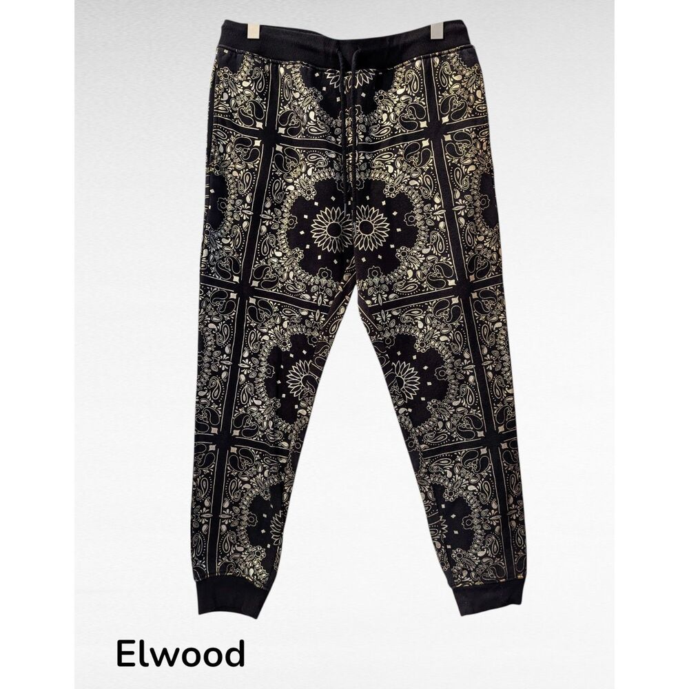 Elwood Men's Bandana Paisley-Print Jogger Pant  Unisex  Sz M